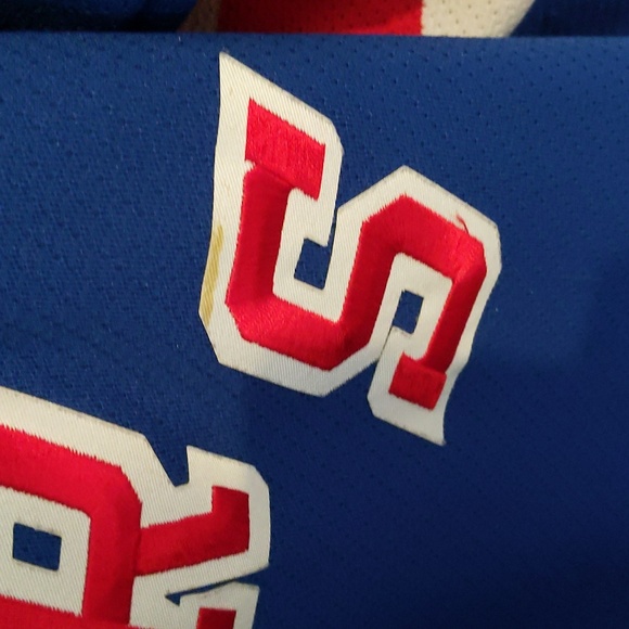 Authentic Rangers Jersey True Blue number 75 CCM size XL - Picture 5 of 11